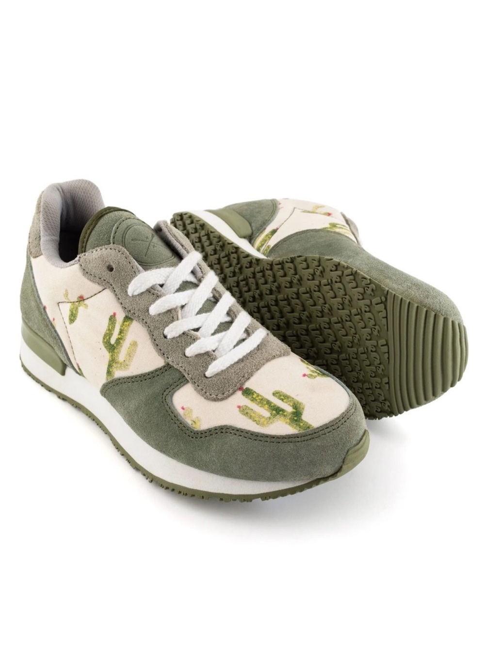 Women’s Inkkas Prickly Pear Cactus Print Casual Sneakers